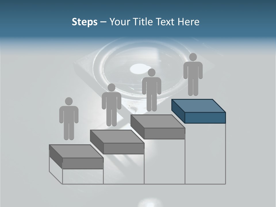 Magnifying Glass For A Printer And Engineer PowerPoint Template
