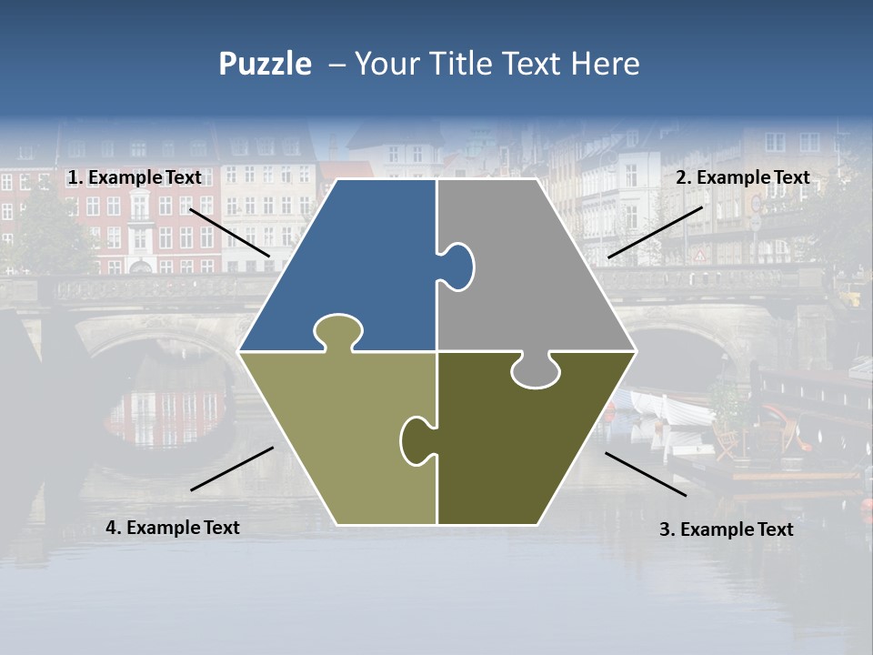 Copenhagen In Denmark PowerPoint Template