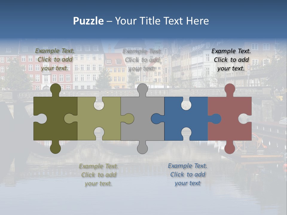 Copenhagen In Denmark PowerPoint Template