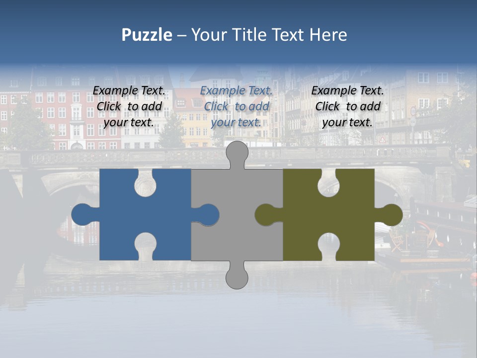 Copenhagen In Denmark PowerPoint Template