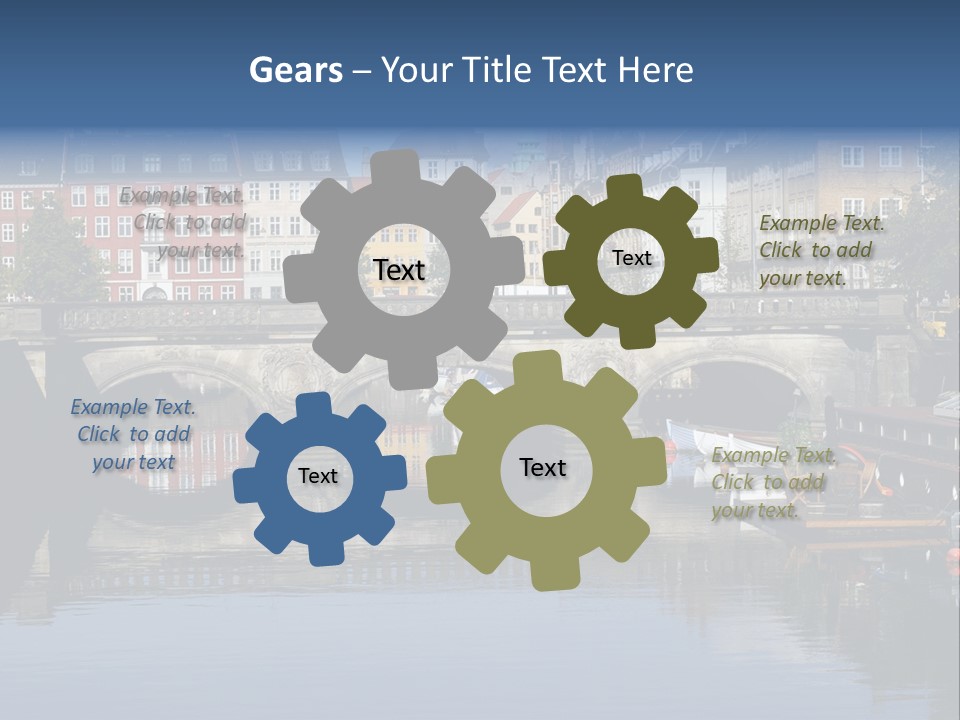 Copenhagen In Denmark PowerPoint Template