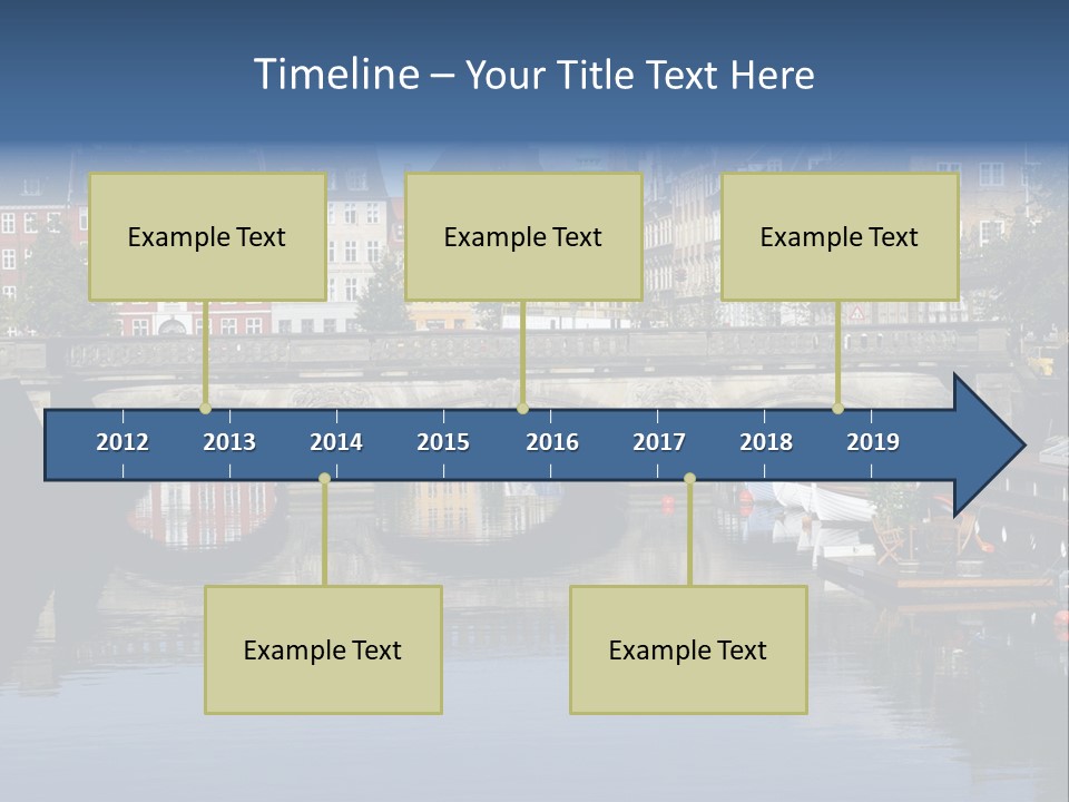 Copenhagen In Denmark PowerPoint Template