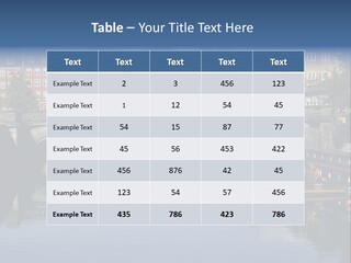Copenhagen In Denmark PowerPoint Template