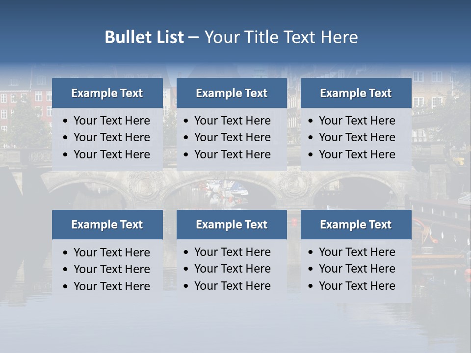 Copenhagen In Denmark PowerPoint Template