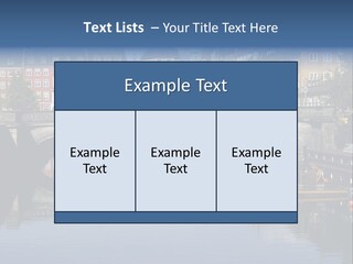 Copenhagen In Denmark PowerPoint Template