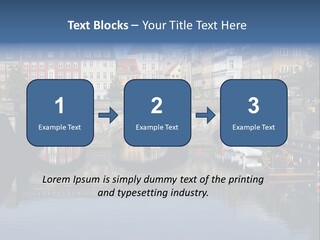 Copenhagen In Denmark PowerPoint Template