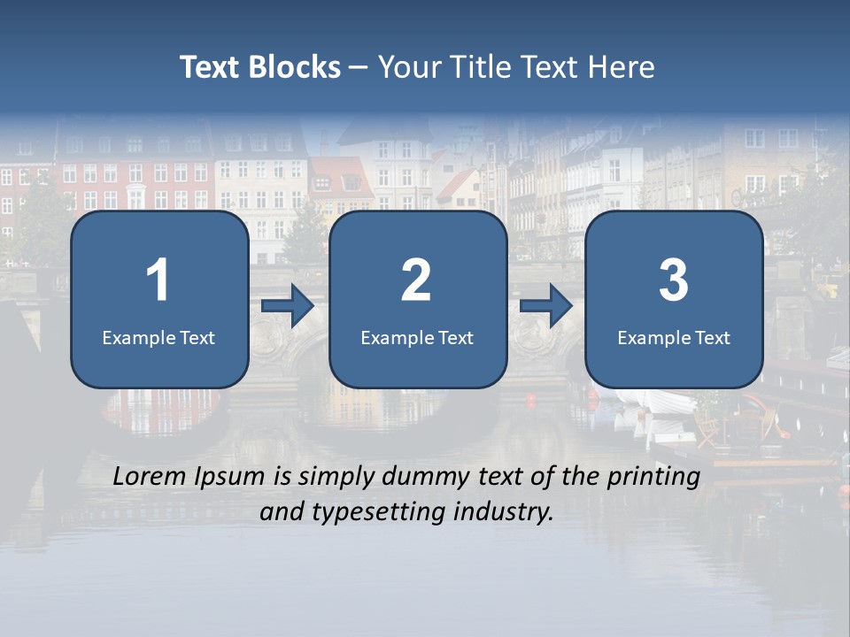 Copenhagen In Denmark PowerPoint Template