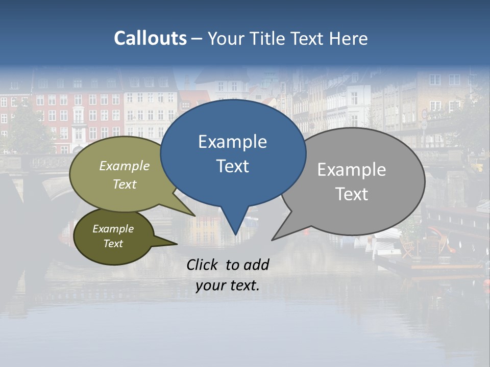 Copenhagen In Denmark PowerPoint Template