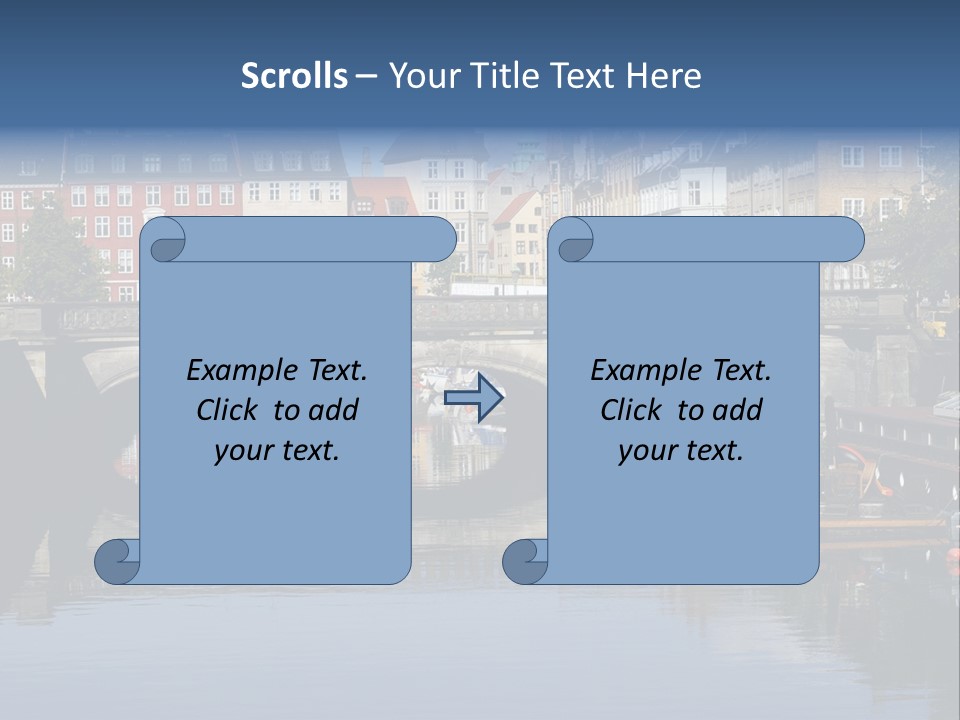 Copenhagen In Denmark PowerPoint Template