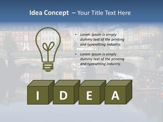 Copenhagen In Denmark PowerPoint Template