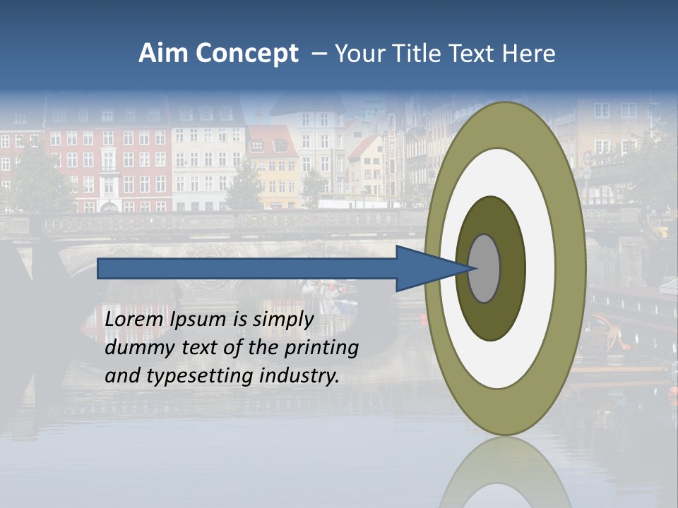 Copenhagen In Denmark PowerPoint Template