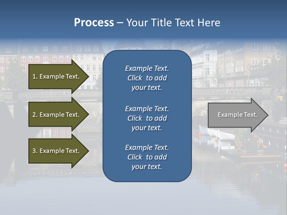 Copenhagen In Denmark PowerPoint Template