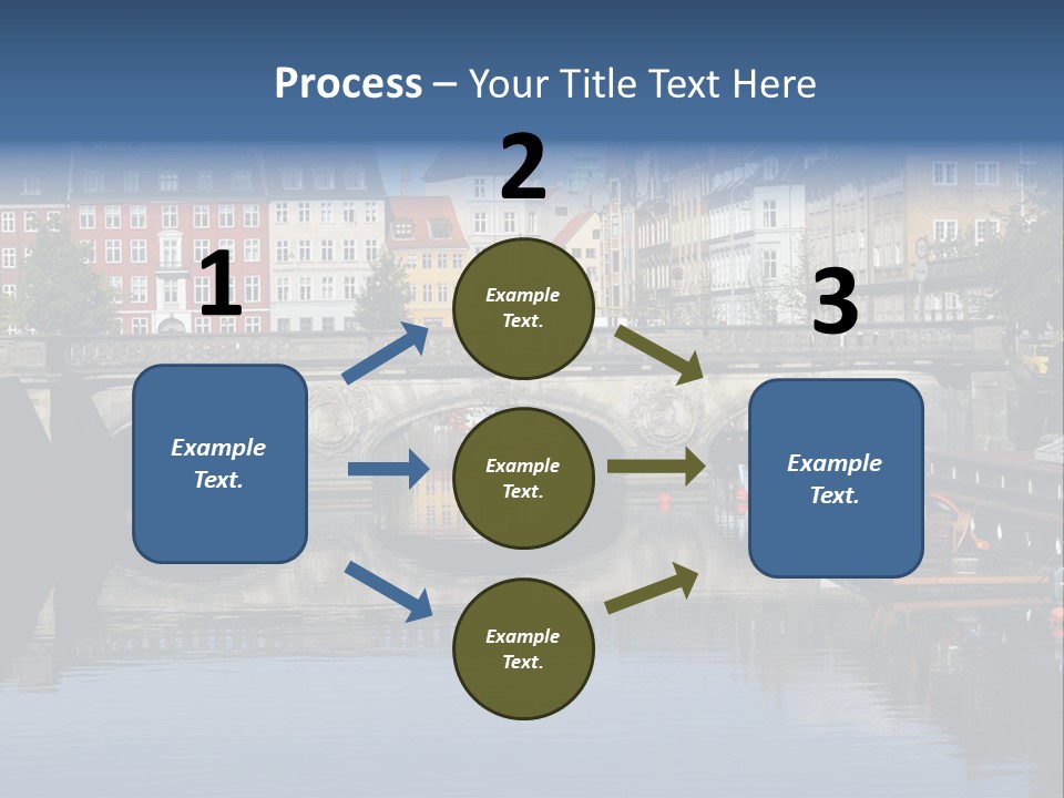 Copenhagen In Denmark PowerPoint Template