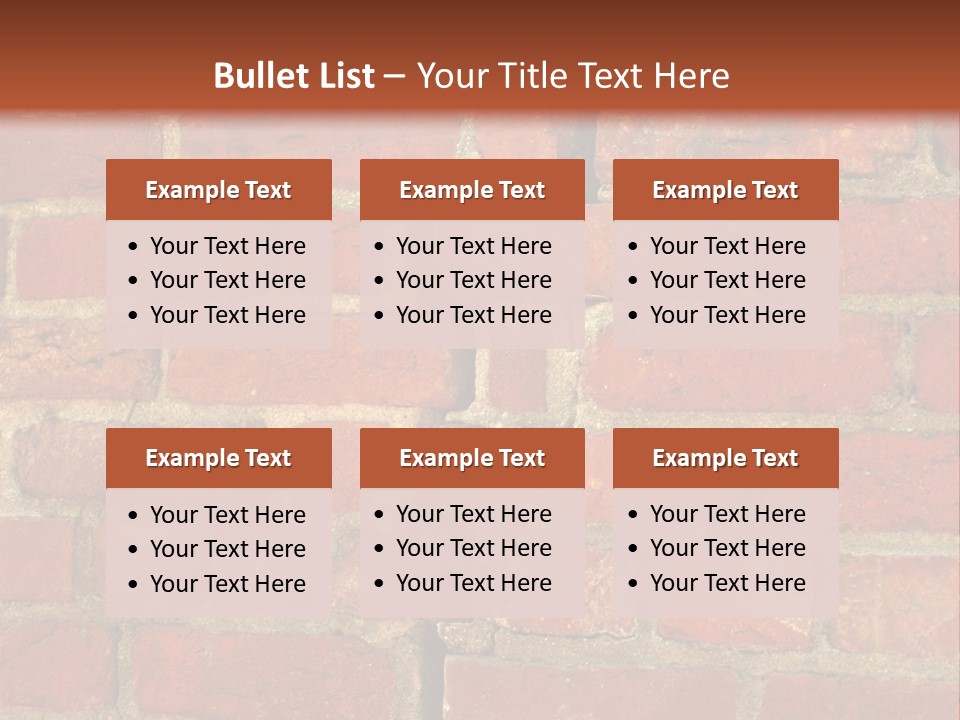 Crack In Brick Wall PowerPoint Template