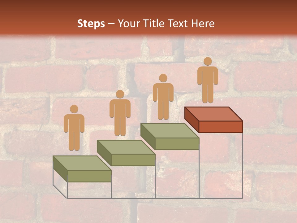 Crack In Brick Wall PowerPoint Template