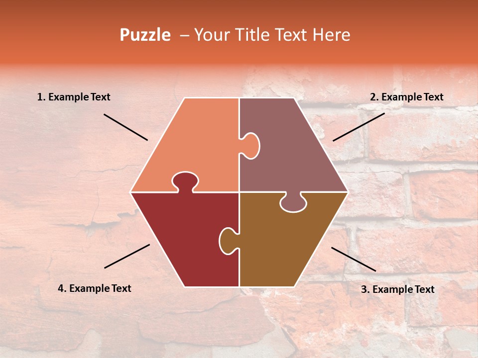 Grunge Brick Texture PowerPoint Template