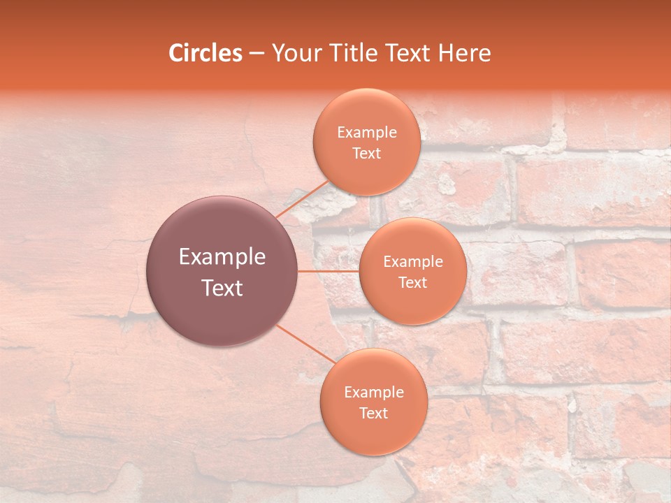 Grunge Brick Texture PowerPoint Template