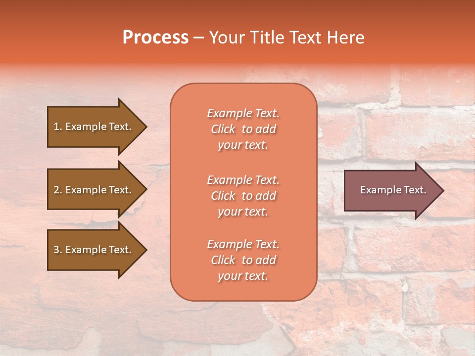 Grunge Brick Texture PowerPoint Template