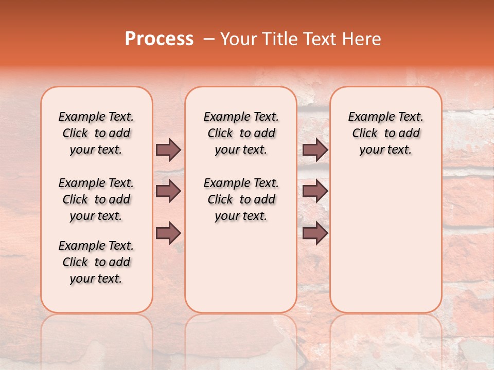 Grunge Brick Texture PowerPoint Template