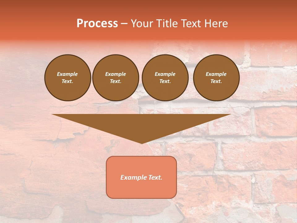 Grunge Brick Texture PowerPoint Template