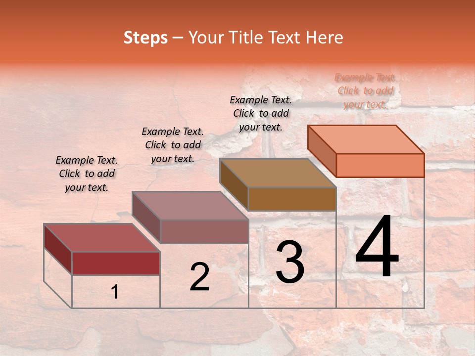 Grunge Brick Texture PowerPoint Template