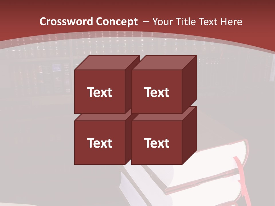 Legal Books On Table - South African Law Reports PowerPoint Template