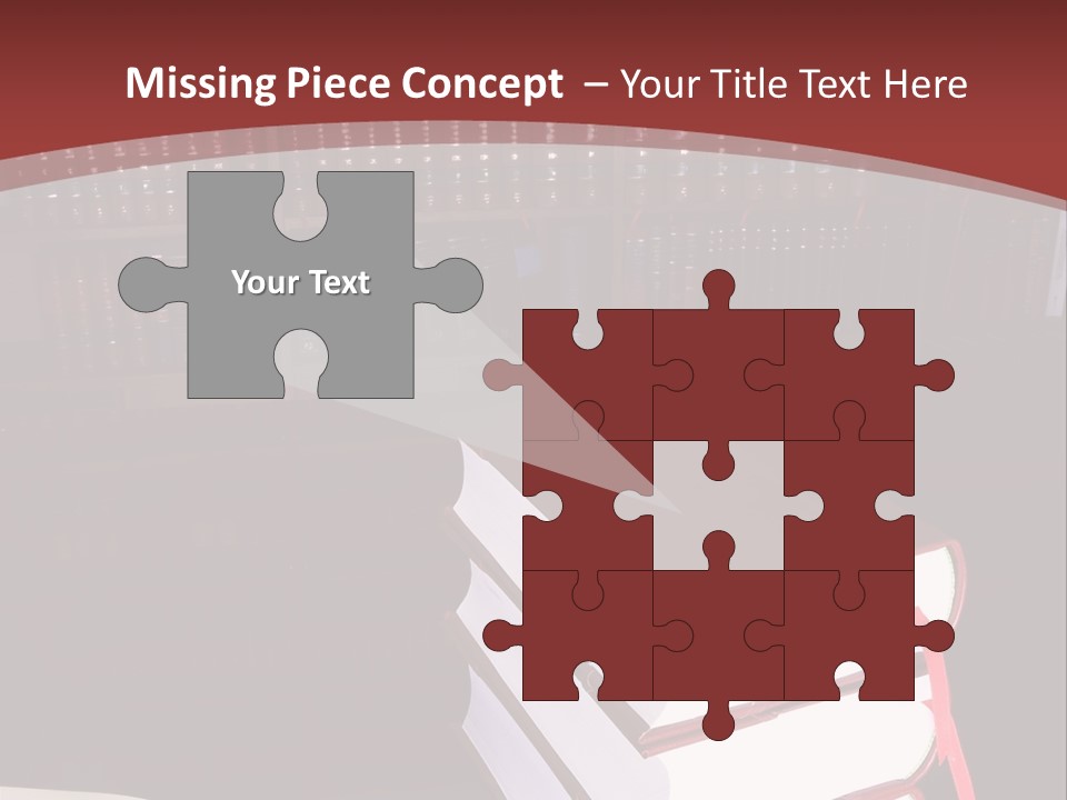 Legal Books On Table - South African Law Reports PowerPoint Template