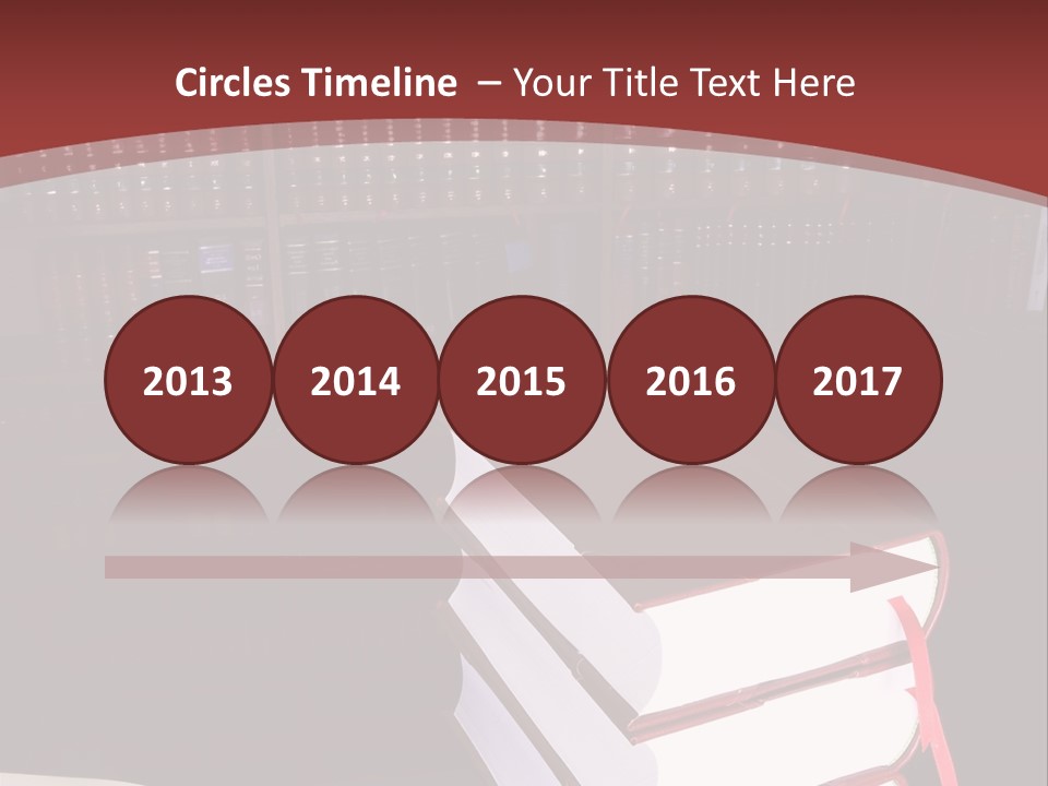 Legal Books On Table - South African Law Reports PowerPoint Template