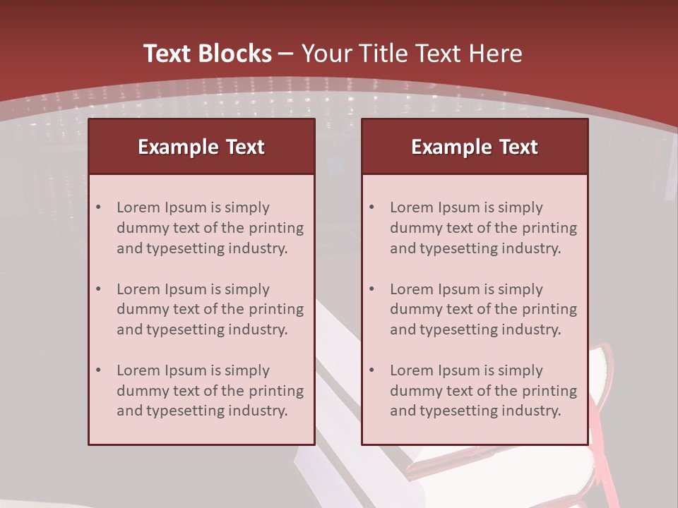 Legal Books On Table - South African Law Reports PowerPoint Template