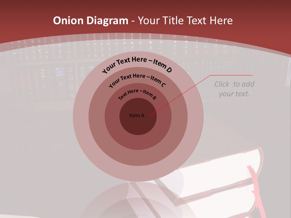 Legal Books On Table - South African Law Reports PowerPoint Template