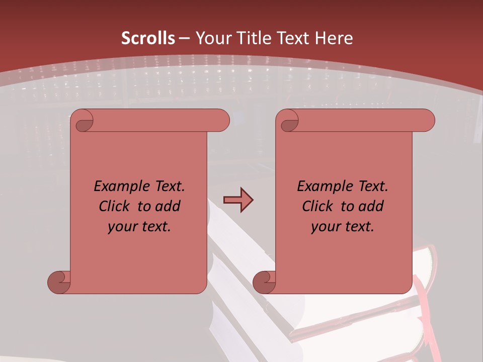 Legal Books On Table - South African Law Reports PowerPoint Template