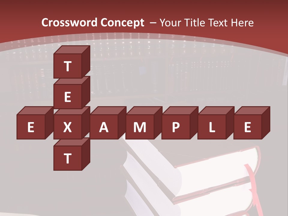 Legal Books On Table - South African Law Reports PowerPoint Template