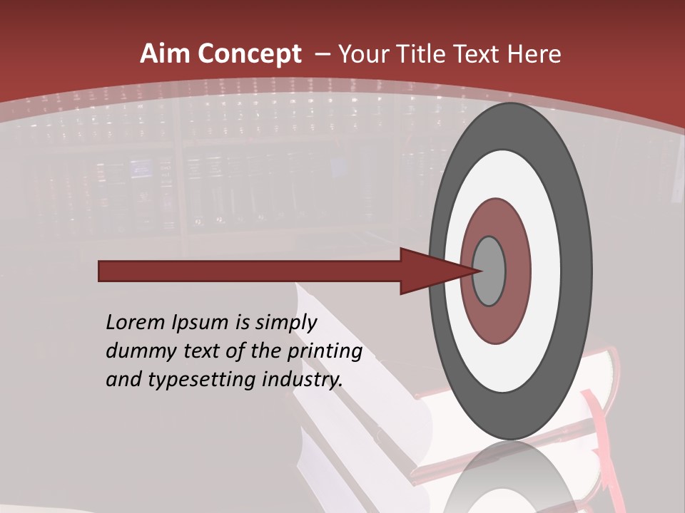 Legal Books On Table - South African Law Reports PowerPoint Template