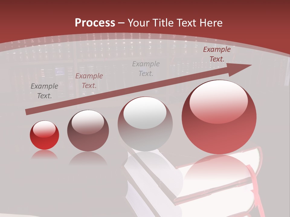 Legal Books On Table - South African Law Reports PowerPoint Template