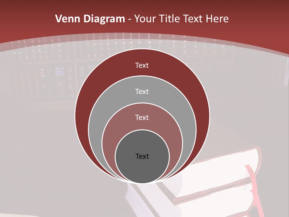 Legal Books On Table - South African Law Reports PowerPoint Template