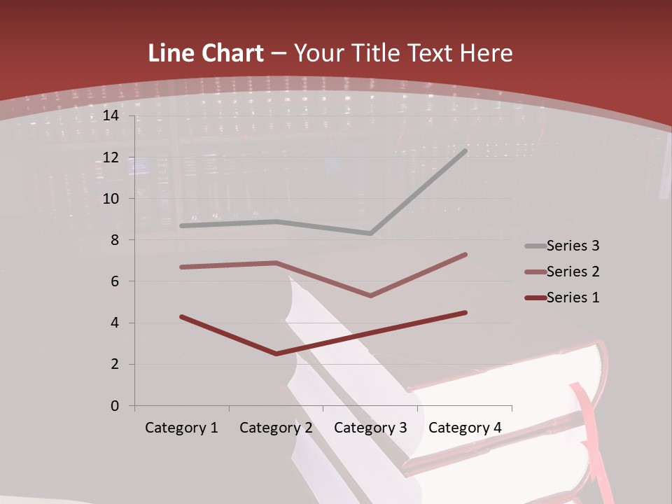 Legal Books On Table - South African Law Reports PowerPoint Template