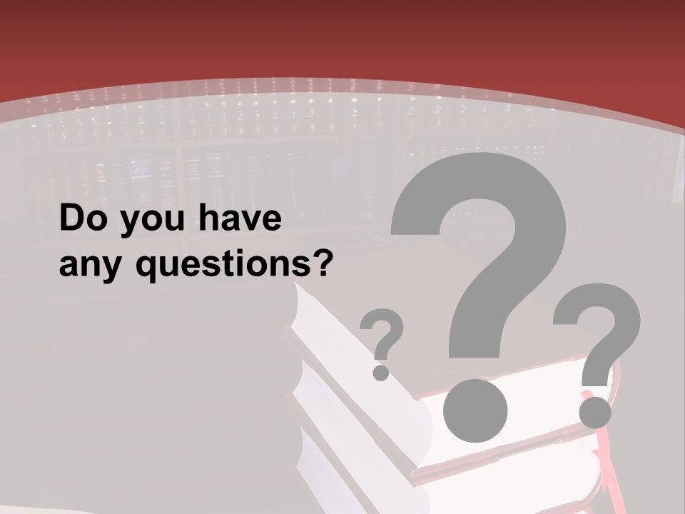 Legal Books On Table - South African Law Reports PowerPoint Template