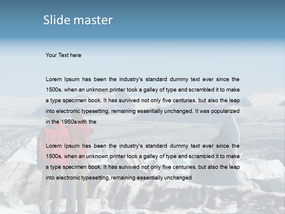 Warm And Golden Lite Saxophone Against Reflective Background With Copy Space PowerPoint Template