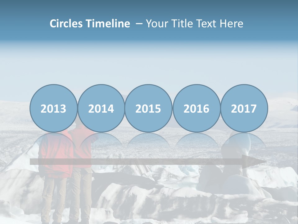 Warm And Golden Lite Saxophone Against Reflective Background With Copy Space PowerPoint Template