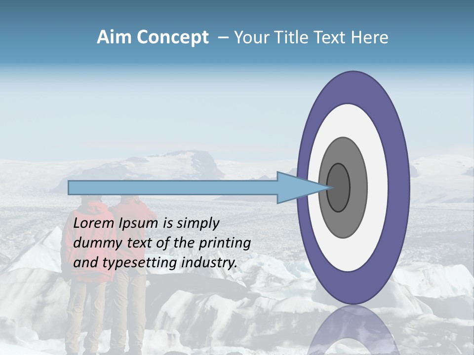 Warm And Golden Lite Saxophone Against Reflective Background With Copy Space PowerPoint Template