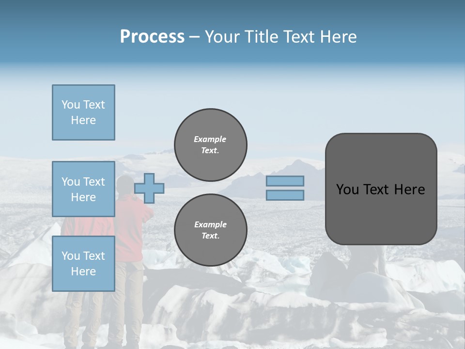 Warm And Golden Lite Saxophone Against Reflective Background With Copy Space PowerPoint Template
