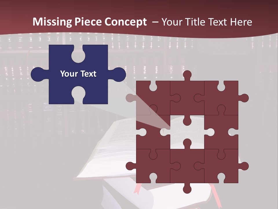 Legal Books On Table - South African Law Reports - Intern Doing Research PowerPoint Template