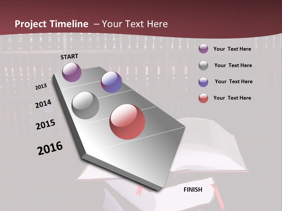 Legal Books On Table - South African Law Reports - Intern Doing Research PowerPoint Template
