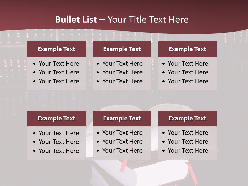 Legal Books On Table - South African Law Reports - Intern Doing Research PowerPoint Template
