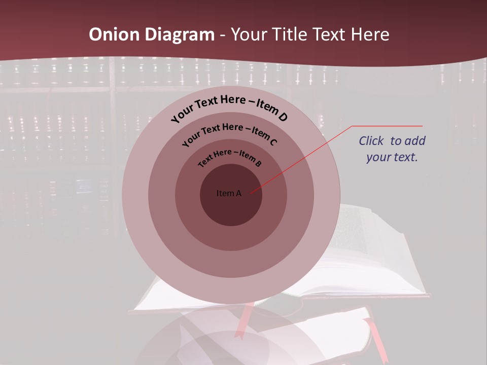 Legal Books On Table - South African Law Reports - Intern Doing Research PowerPoint Template