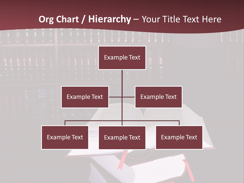 Legal Books On Table - South African Law Reports - Intern Doing Research PowerPoint Template