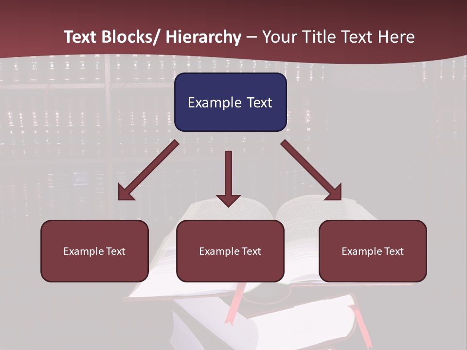 Legal Books On Table - South African Law Reports - Intern Doing Research PowerPoint Template