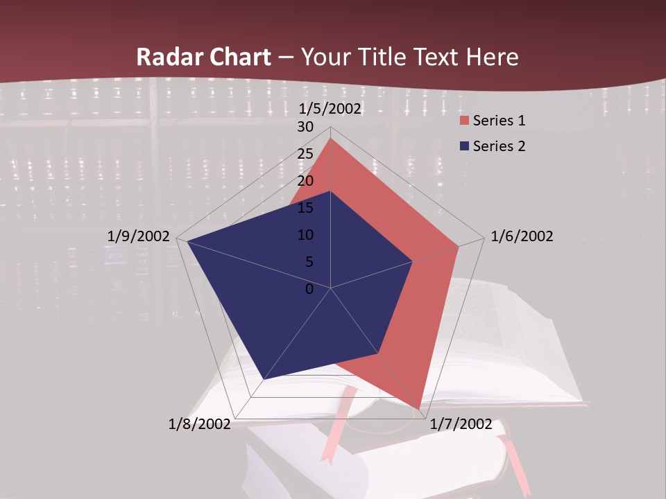 Legal Books On Table - South African Law Reports - Intern Doing Research PowerPoint Template