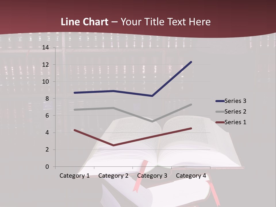 Legal Books On Table - South African Law Reports - Intern Doing Research PowerPoint Template