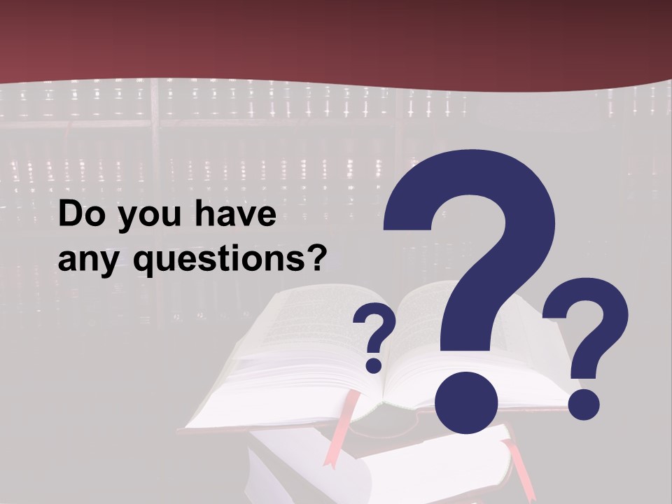 Legal Books On Table - South African Law Reports - Intern Doing Research PowerPoint Template